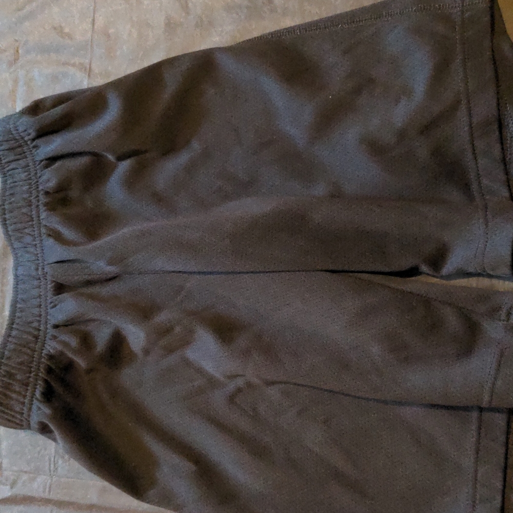 Boys black athletic shorts